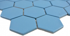 Mano modello mosaico ceramico esagono blu-verde R10B piatto doccia pavimento piastrelle mosaico piastrelle cucina bagno pavimento MOS11H-0451-R10_m