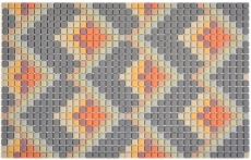 Mosaico di vetro decorativo grigio chiaro opaco parete piastrelle backsplash cucina bagno