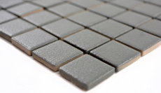 Piastrella di mosaico dipinta a mano pavimento SLIDING SLIDING SAFE Grigio ardesia opaco MOS18-0222-R10_m