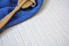 Mosaico ceramico Piastrelle di mosaico SLIPPROOF SLIPPROOF pavimento Piatto doccia OLD WHITE MOS18-0102-R10