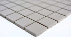 Mosaico dipinto a mano in ceramica LIGHT GREY SOAP GREY WALL FLOOR non smaltato MOS18-0204-R10_m