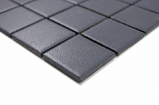 Mosaico dipinto a mano in ceramica nero morbido SLIPPROOF SLIPPROOF MOS14-0311-R10_m