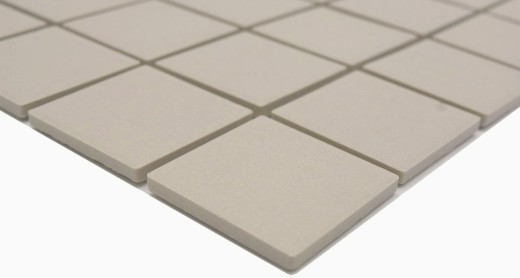 Piastrella di ceramica a mosaico beige chiaro magnolia non smaltata RUGGED pavimento doccia - MOS14B-1211-R10