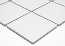 Mosaico piastrelle muro pavimento ceramica bianco antiscivolo piatto doccia pavimento piastrelle backsplash - MOS22-0102-R10