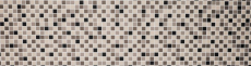 Piastrella a mosaico in ceramica beige chiaro grigio non smaltato per cucina MOS18-0205_f