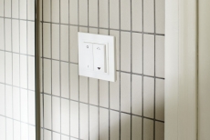 Piastrella a mosaico Rod in ceramica beige chiaro non smaltata piatto doccia antiscivolo piastrella per bagno - MOS24B-1211-R10