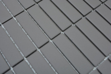 Piastrella a mosaico in ceramica aste grigio fango non smaltato piatto doccia piastrella per pavimento MOS24B-0204-R10_f