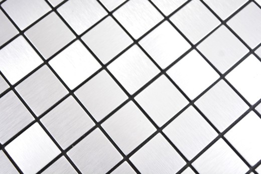 mosaico metallico autoadesivo in alluminio backsplash di cucina MOS200-L7S