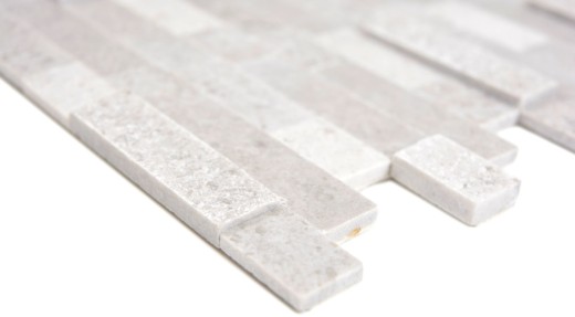 autoadesivo composito mosaico aste pietra naturale grigio piastrelle backsplash cucina parete ottica MOS200-M32
