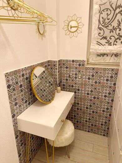 ornamenti in vinile autoadesivi in lamina di mosaico in stile country retro vintage backsplash cucina