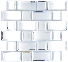Mosaico di vetro tessere di mosaico argento specchio piastrelle di mosaico specchio cucina doccia bagno