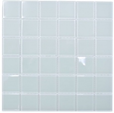 Mosaico di vetro mosaico di vetro bianco verde tinta mosaico piastrelle muro piastrelle backsplash cucina doccia bagno