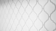 Mosaico vintage dipinto a mano in ceramica fiorentina bianco opaco MOS13-11WM_m