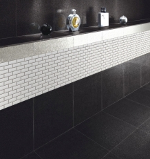 Campione a mano Mini Metro Subway mosaico piastrelle ceramica BIANCO piastrelle backsplash cucina MOS26-0102_m