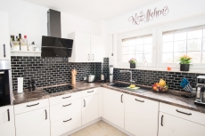 Campione a mano Metro Subway mosaico piastrelle ceramica backsplash cucina nero MOS26M-0303_m