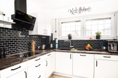 Campione a mano Metro Subway mosaico piastrelle ceramica backsplash cucina nero MOS26M-0303_m