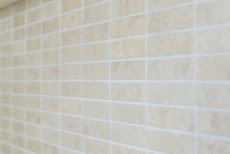 Piastrelle a mosaico decorate a mano Barre in ceramica effetto pietra beige chiaro Backsplash cucina MOS24-STSO45_m
