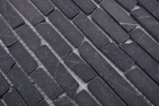 Piastrella di mosaico dipinta a mano marmo pietra naturale nero Brick Nero Marquina MOS40-0125_m