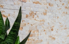 Campione a mano mosaico pietra muro marmo pietra naturale Brick Splitface sunny beige 3 D MOS42-X3D46_m