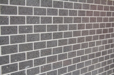 Mosaico dipinto a mano backsplash quarzo pietra artificiale composita Brick Artifical grey MOS46-0204_m