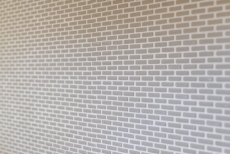 Mosaico dipinto a mano ECO Recycling GLAS Brick Smalto crema opaco MOS140-B23C_m