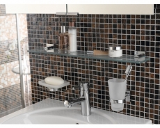 Campione a mano di mosaico in vetro Goldstar marrone piastrella da parete piastrella bagno piastrella doccia splashback piastrella backsplash MOS54-1306_m