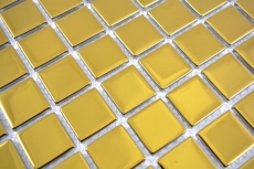 Piastrella di mosaico dipinta a mano Mosaico di vetro traslucido Crystal EP oro BAGNO WC Cucina PARETE MOS60-0706_m