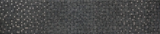 Piastrella di mosaico dipinta a mano Mosaico di vetro traslucido nero argento Cristallo EP nero argento MOS92-1099_m