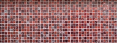 Piastrella di mosaico dipinta a mano Backsplash di piastrelle Rosso traslucido Mosaico di vetro Cristallo di resina rosso BAGNO WC Cucina MURO MOS82-0906_m