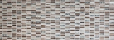 Piastrella di mosaico dipinta a mano Rivestimento traslucido marrone chiaro grigio argento Rettangolo Mosaico di vetro Pietra di cristallo marrone chiaro MOS87-SM68_m