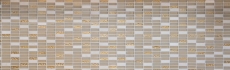 Piastrella di mosaico dipinta a mano Backsplash di piastrelle Barre traslucide in oro bianco Mosaico di vetro Pietra di cristallo in oro bianco opaco MOS87-1202_m