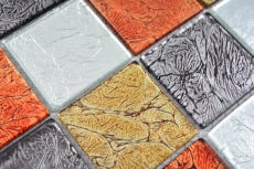 Mano modello trasparente cristallo vetro mosaico oro argento nero rosso struttura muro piastrelle backsplash cucina bagno MOS73-71739_m