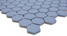 Mano modello mosaico ceramico esagono blu-verde R10B piatto doccia pavimento piastrella mosaico piastrella cucina bagno pavimento MOS11H-0405-R10_m