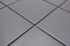 Campione a mano di piastrelle di mosaico in ceramica grigio nero piatto doccia piastrella per pavimento MOS22-0302-R10_m