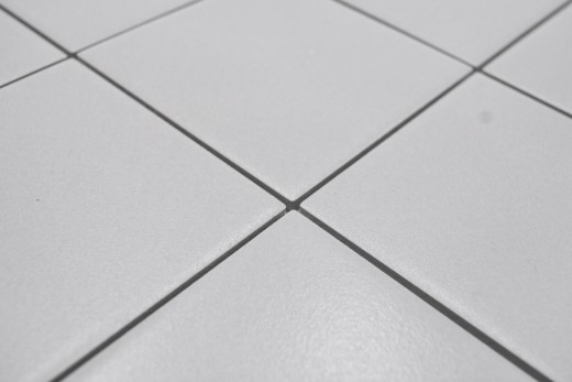 Piastrella di mosaico a mano in ceramica grigio pietra grigio piatto doccia piastrella pavimento MOS22-0204-R10_m
