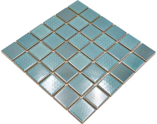 Piastrelle mosaico celadon verde BAD piscina backsplash cucina splashback MOS16-0602_f | 10 tappetini mosaico