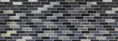Mosaico composito in ceramica nero argento cromo aste backsplash MOS26-0317_f | 10 tappetini a mosaico