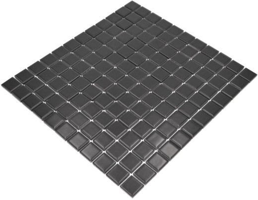Piastrella a mosaico in ceramica BLACK MATT piastrelle backsplash muro cucina MOS18-0311_f