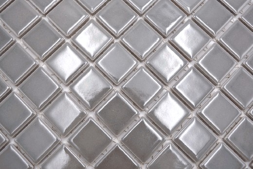 Piastrella a mosaico ceramica metallo grigio alzatina cucina BAD MOS18D-0204_f