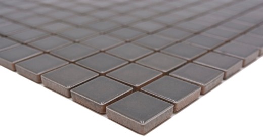 Piastrella a mosaico ceramica metallo grigio alzatina cucina BAD MOS18D-0204_f