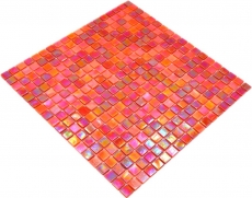 Mosaico piastrelle vetro rosso piastrelle bagno piastrelle doccia splashback piastrelle backsplash MOS58-0902_f | 10 mosaico tappetini