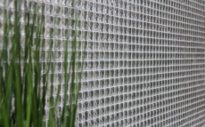 Piastrella di mosaico Cristallo traslucido Mosaico di vetro Cristallo Glitter argento MOS130-0204_f | 10 tappetini di mosaico