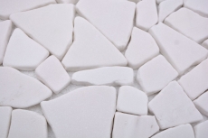 Piastrella a mosaico marmo pietra naturale cava Ciot bianco MOS44-0102_f