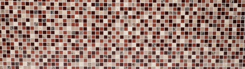 Mosaico piastrelle cucina alzatina traslucida marrone vetro mosaico cristallo pietra marrone BAGNO WC cucina MOS92-1304_f