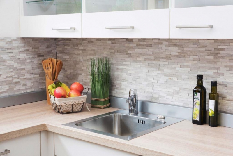 Piastrelle di mosaico per cucina autoadesive marmo pietra naturale grigio bianco crema pietra naturale bianco legno MOS200-0120_f