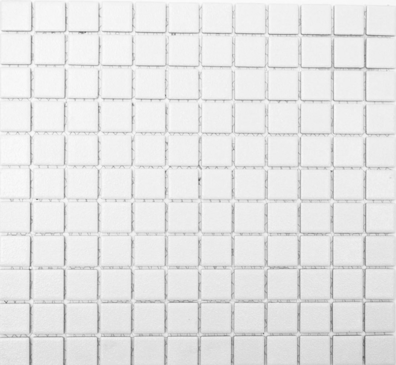 Piastrella di mosaico LISCIO pavimento bagno parete VECCHIO BIANCO MOS18-0102-R10_f