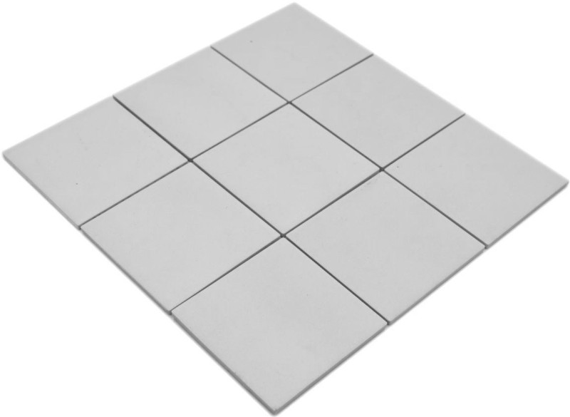 Piastrella a mosaico in ceramica bianca per piatto doccia MOS22-0102-R10_f