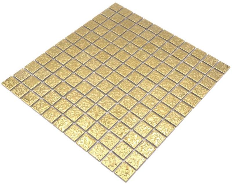 Piastrella di mosaico in ceramica mosaico ORO texture muro backsplash cucina MOS18-0707_f