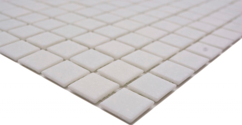 Mosaico piastrelle vetro bianco mosaico piastrelle parete backsplash cucina bagno MOS50-0101_f