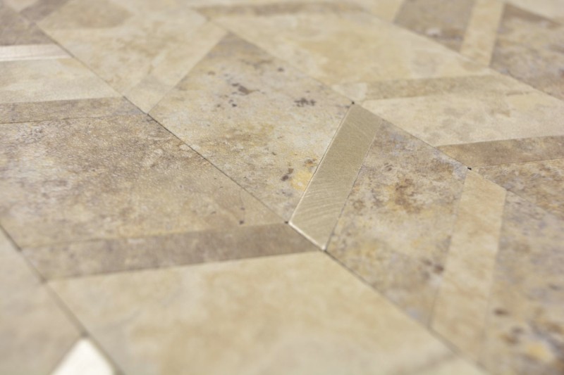 Vinile Arrow effetto pietra beige argento autoadesivo MOS200-46LBG_f